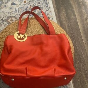 Michael Kors Red Shoulder Bag